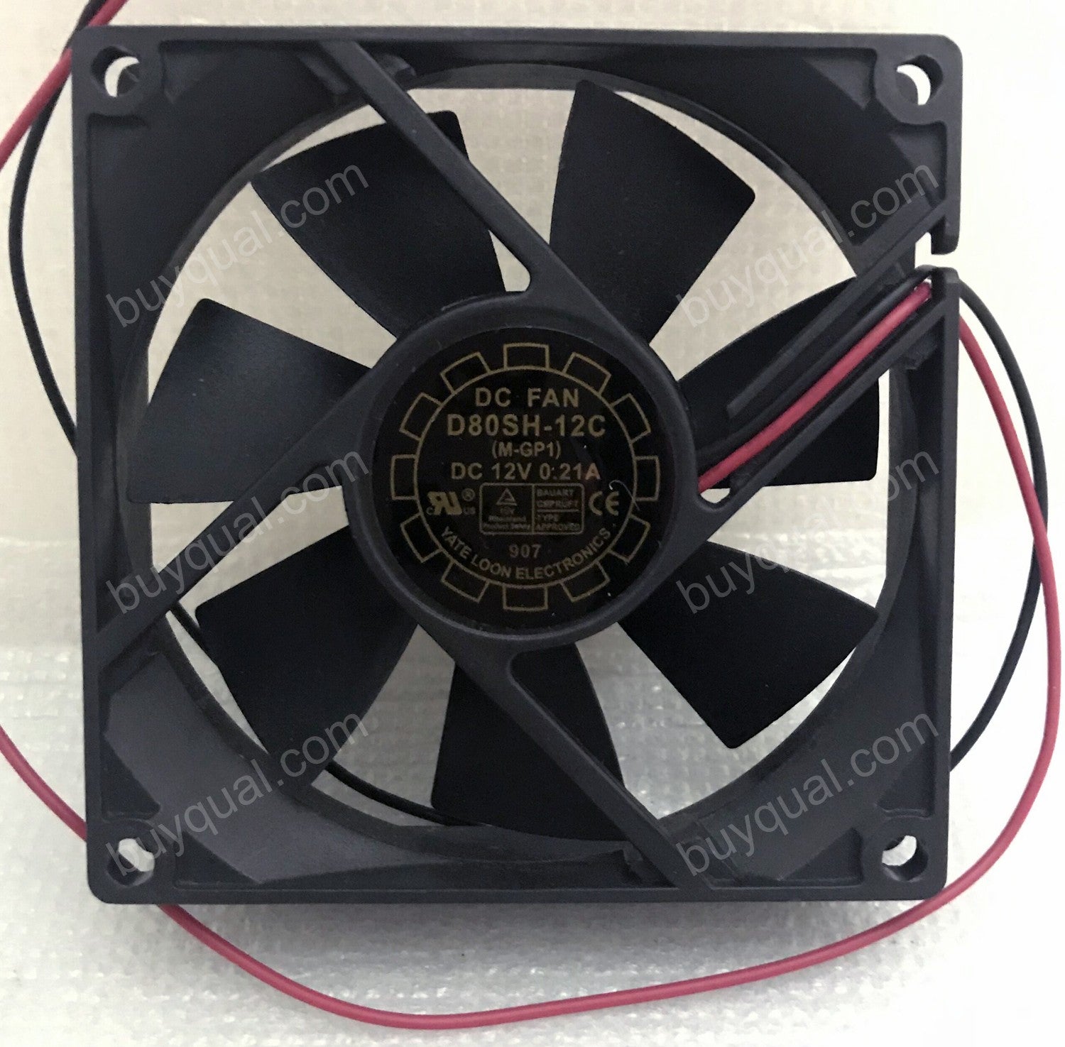 YATE LOON D80SH-12C 12V 0.21A 2wires Cooling Fan YATE LOON D80SH-12C 12V 0.21A 2wires Cooling Fan